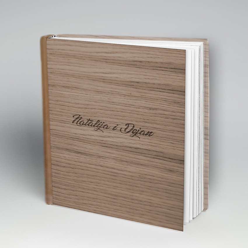 SkyBook Studio Photobook Wood Standard Graviranje