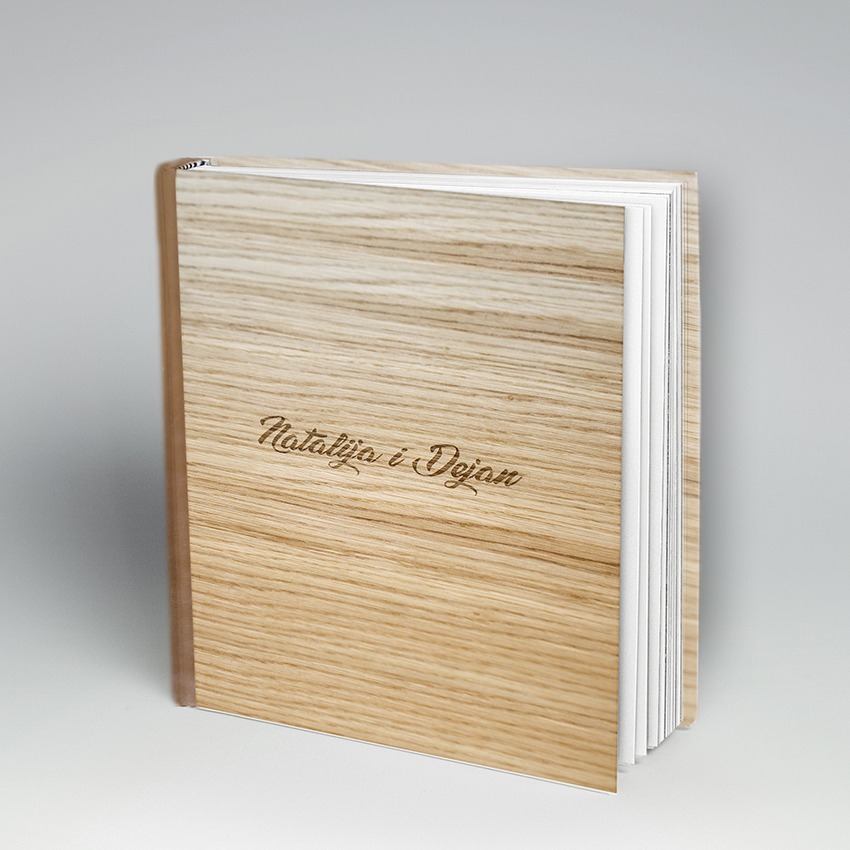 SkyBook Studio Photobook Wood Standard Graviranje