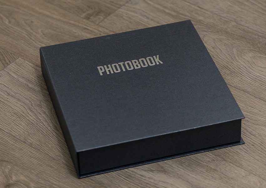 SkyBook Studio Standard Archive Box Photobook Deep Gray