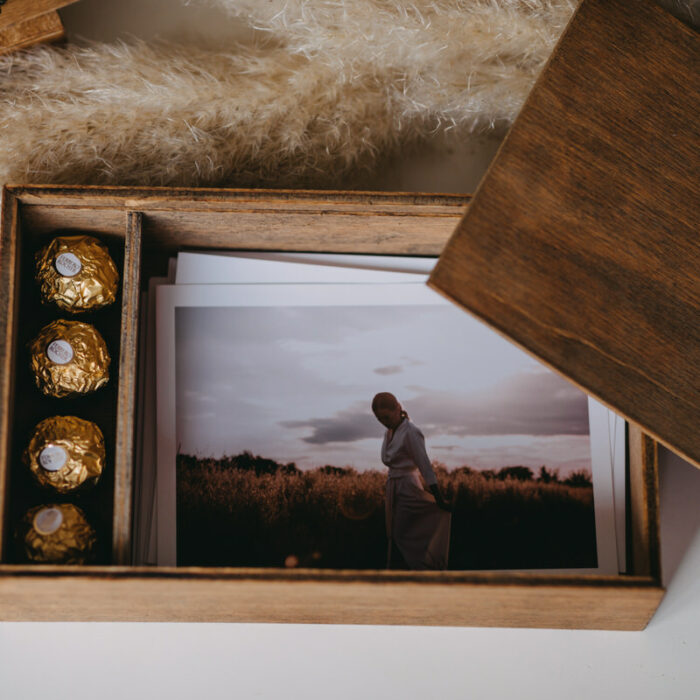 Photo + USB Wooden Gift Box