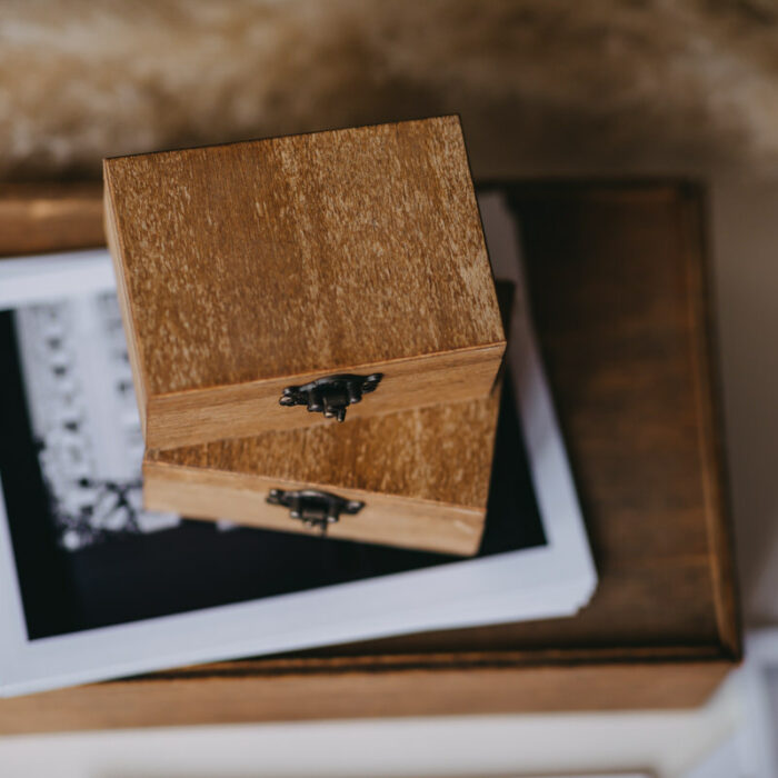 USB Wooden Box Brown
